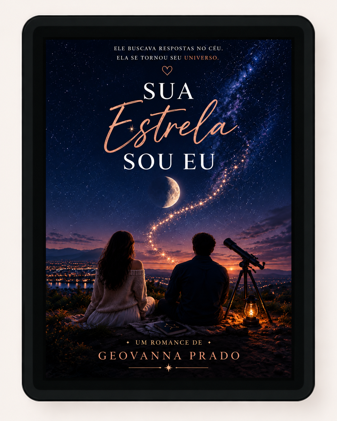 E-book Sua Estrela Sou Eu em um leitor digital